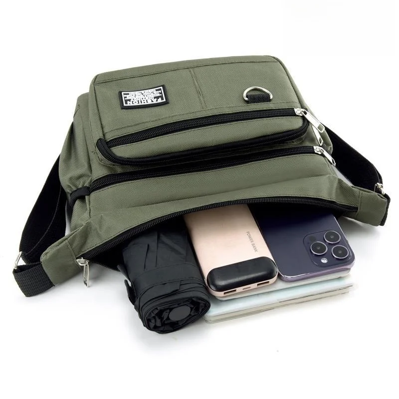 Men's Large Capacity Multi-Pocket Crossbody Bag Waterproof Business Backpack Casual Canvas Single Shoulder Bag Handbag
Men's Large Capacity Multi-Pocket Crossbody Bag Waterproof Business Backpack Casual Canvas Single Shoulder Bag Handbag