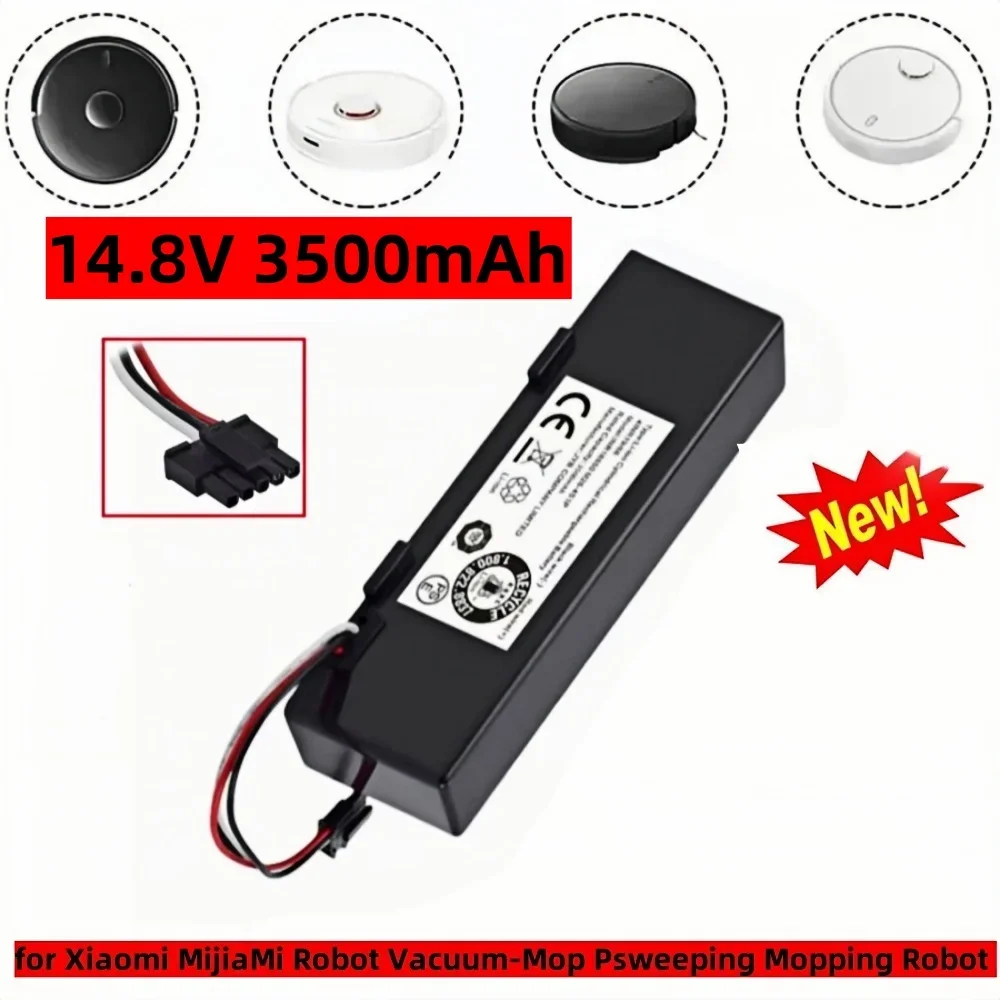 14.8V Replacement Battery for xiaomi Mop Pro Robot Vacuum Cleaner STYTJ02YM Accessory Spare Li-ion Battery Yunmi MVVC01-G
14.8V Replacement Battery for xiaomi Mop Pro Robot Vacuum Cleaner STYTJ02YM Accessory Spare Li-ion Battery Yunmi MVVC01-G