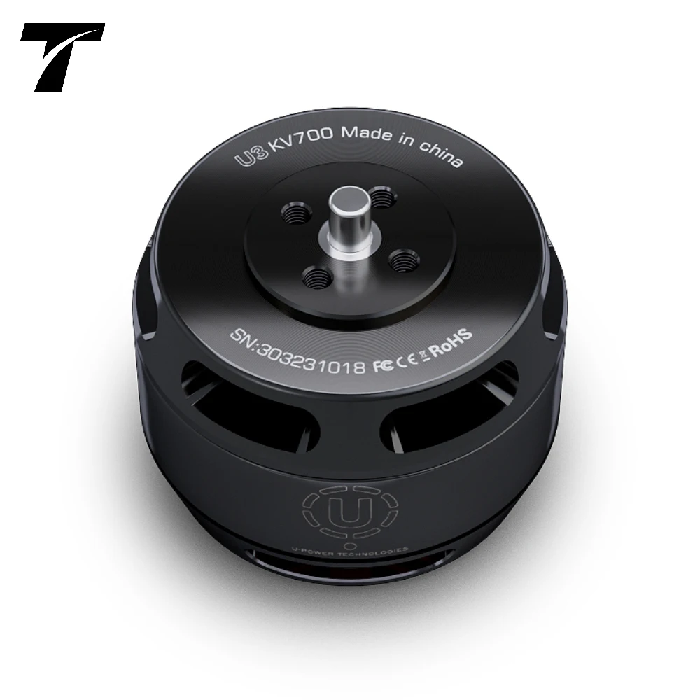 T-MOTOR U3 Waterproof 500W Brushless DC 12N14P Carbon Fiber Multicopter UAV Drone Motor In 3-4S And 1kg 2kg Thrust
T-MOTOR U3 Waterproof 500W Brushless DC 12N14P Carbon Fiber Multicopter UAV Drone Motor In 3-4S And 1kg 2kg Thrust
