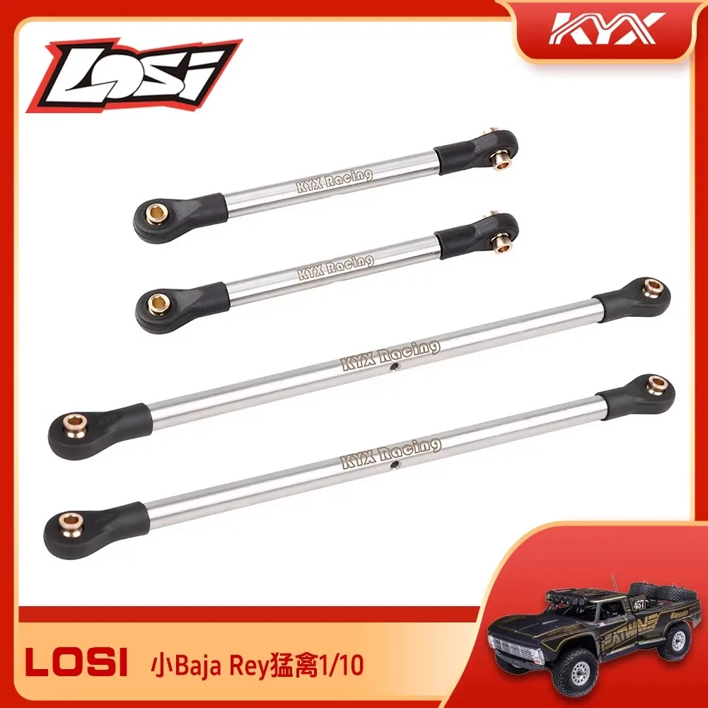 KYX simulation model car Losi small Baja Rey Raptor 1/10 four-wheel drive short card stainless steel pull rod
KYX simulation model car Losi small Baja Rey Raptor 1/10 four-wheel drive short card stainless steel pull rod