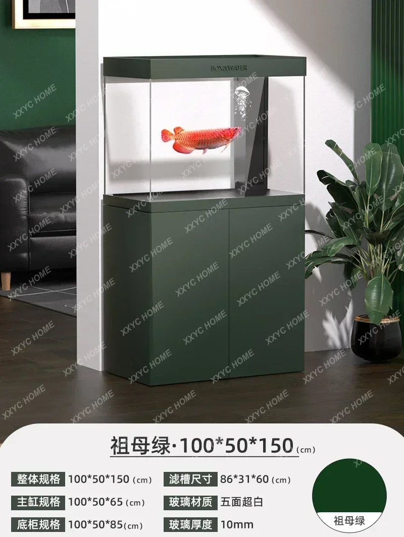 JJS1S Living Room Office Water-free Household Ultra-white Glass Bottom Filter Arowana Koi Tank
JJS1S Living Room Office Water-free Household Ultra-white Glass Bottom Filter Arowana Koi Tank