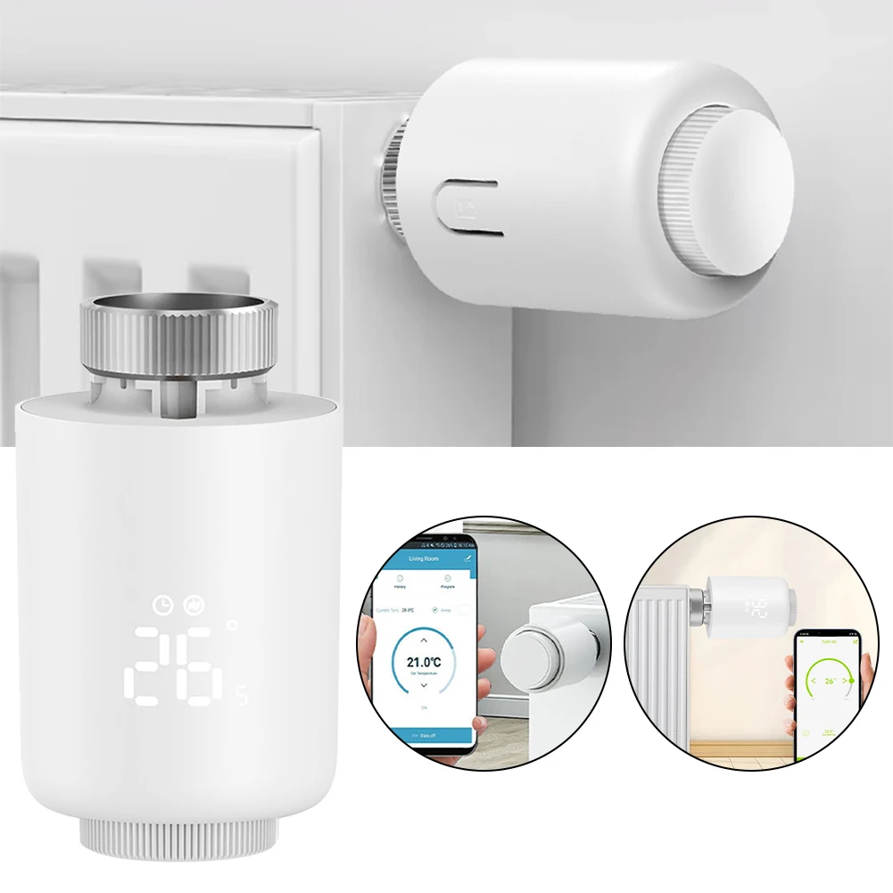 Умный термостат ZigBee TRV, клапан радиатора, программируемый контроллер радиатора, аксессуары для семейной интеллектуальной системы
Умный термостат ZigBee TRV, клапан радиатора, программируемый контроллер радиатора, аксессуары для семейной интеллектуальной системы