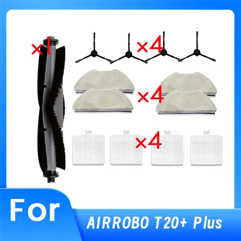 Classy-For AIRROBO T20+ Vacuum Cleaner Accessories Main Side Brush Mop Filter Ultra Durable Cleaner Parts Accessories
Classy-For AIRROBO T20+ Vacuum Cleaner Accessories Main Side Brush Mop Filter Ultra Durable Cleaner Parts Accessories