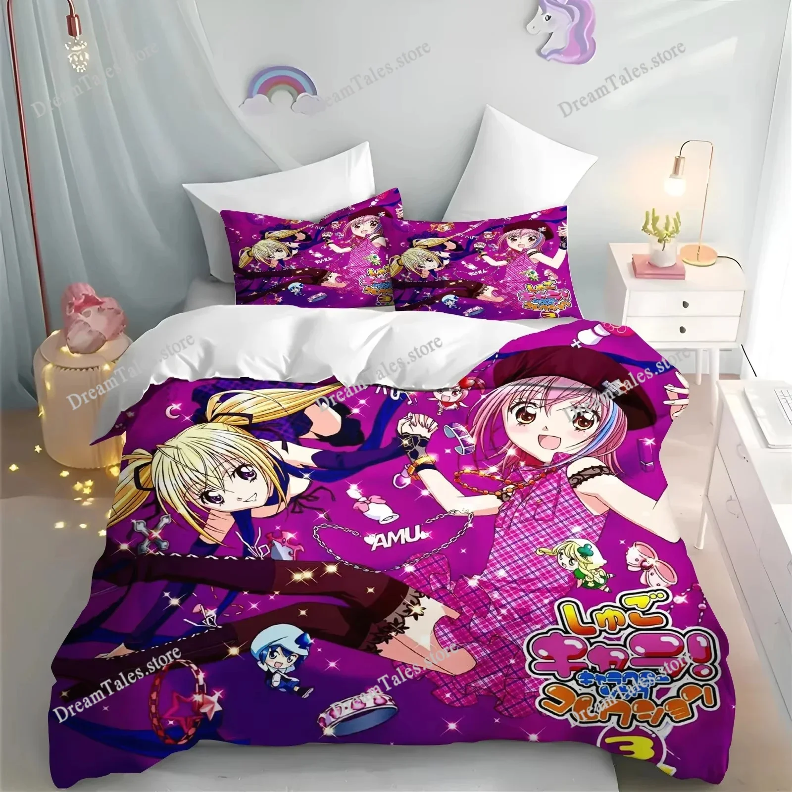 Cartoon Shugo Chara Anime Print Bedding Set Boys Girls Twin Queen King Size Duvet Cover Pillowcase Bed Boys Adults Home Textile7
Cartoon Shugo Chara Anime Print Bedding Set Boys Girls Twin Queen King Size Duvet Cover Pillowcase Bed Boys Adults Home Textile7