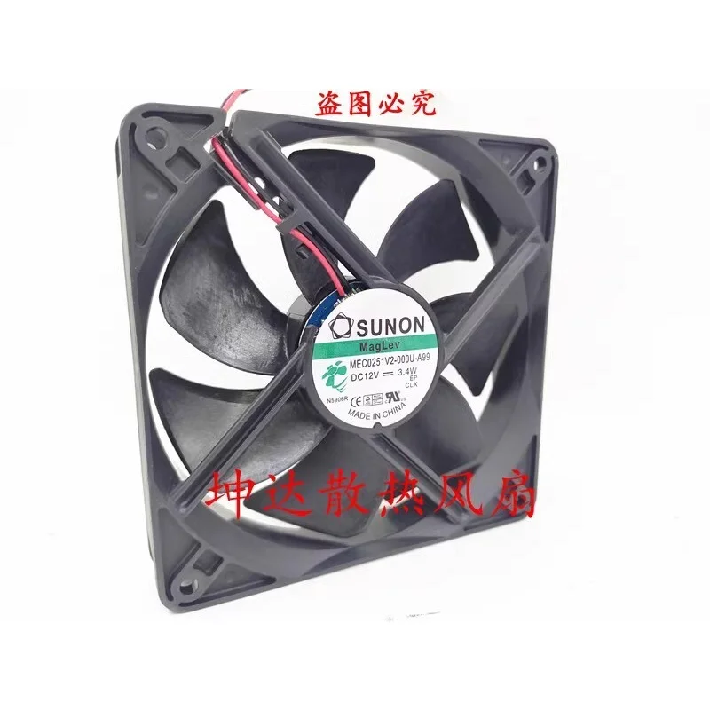 S+ SUNON MEC0251V2-000U-A99 12V 3.4W 12cm Cooling Fan
S+ SUNON MEC0251V2-000U-A99 12V 3.4W 12cm Cooling Fan