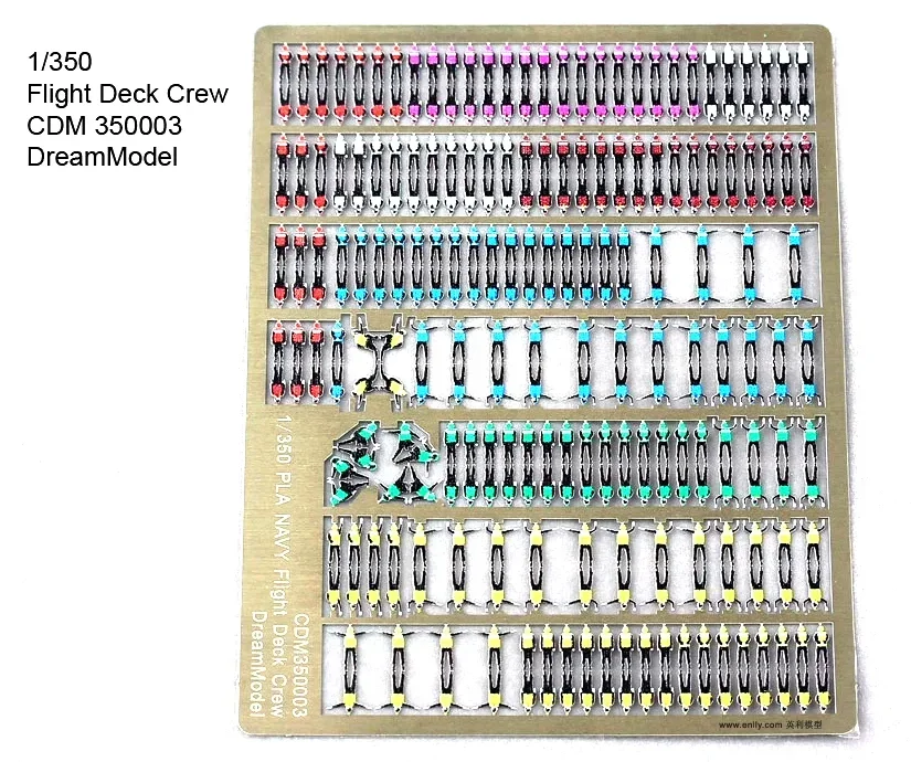 Модель мечты CDM 350003 Фототравированный лист Flight Deck Crew 1/350 для Trumpeter 05617
Модель мечты CDM 350003 Фототравированный лист Flight Deck Crew 1/350 для Trumpeter 05617