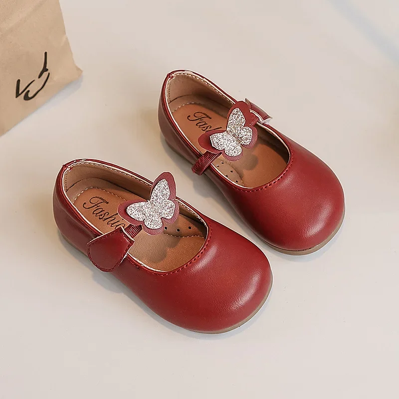 2025 Children Leather Shoes for Girls Spring Autumn New Fashion Korean Style Soft Bottom Princess Chic Butterfly Versatile Shoes
2025 Children Leather Shoes for Girls Spring Autumn New Fashion Korean Style Soft Bottom Princess Chic Butterfly Versatile Shoes