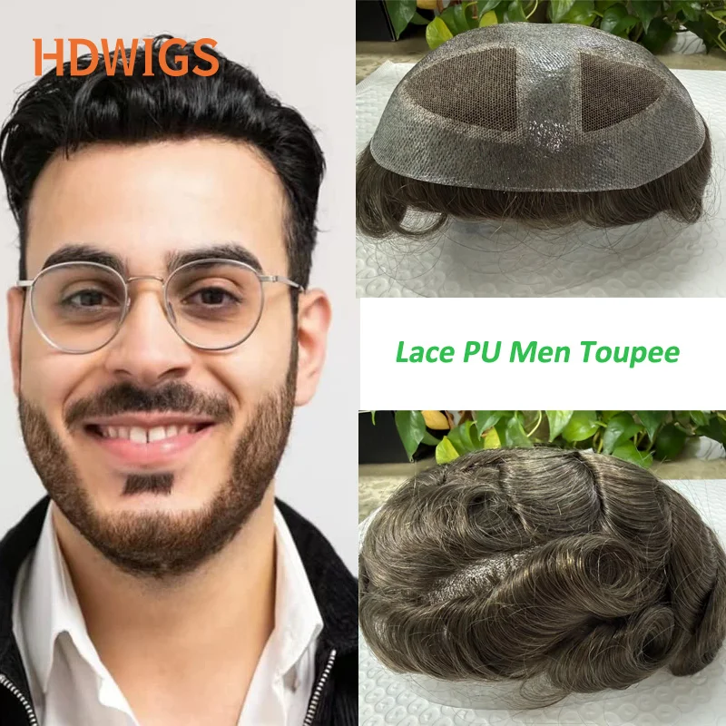 Man Hairpiece HD Lace PU Base Human Hair Wigs Real Brazilian Human Hair System Natural Brown Hair Replacement Toppers for Man
Man Hairpiece HD Lace PU Base Human Hair Wigs Real Brazilian Human Hair System Natural Brown Hair Replacement Toppers for Man