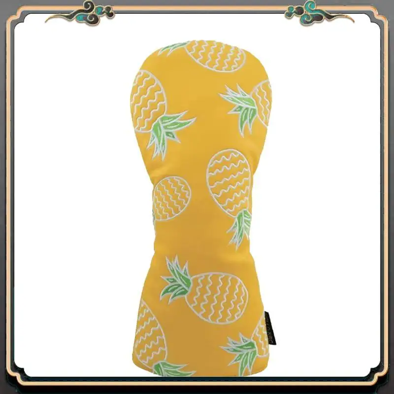 B11A-Golf Wood Cover PU Leather Cute Pineapple Pattern Golf Club Cover For Driver Fairway Hybrid Protector Wood Covers
B11A-Golf Wood Cover PU Leather Cute Pineapple Pattern Golf Club Cover For Driver Fairway Hybrid Protector Wood Covers