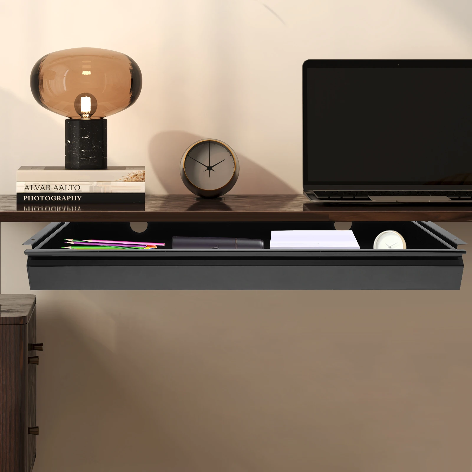 33in Under Desk Mounted Sliding Pull-out Drawer without Shell for Office Desk Pull-out Drawer Storage Organizer for Sit Stand
33in Under Desk Mounted Sliding Pull-out Drawer without Shell for Office Desk Pull-out Drawer Storage Organizer for Sit Stand