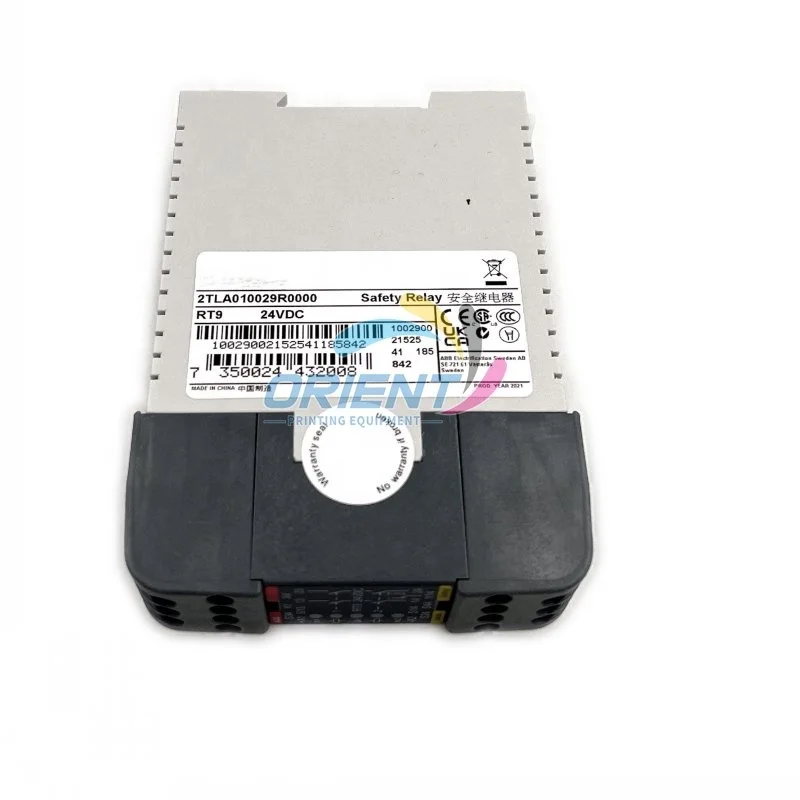 Durable RT9 24VDC Original New 2TLA010029R0000 Safety Replay for Heidelberg 6A 250V Module Printer Parts
Durable RT9 24VDC Original New 2TLA010029R0000 Safety Replay for Heidelberg 6A 250V Module Printer Parts