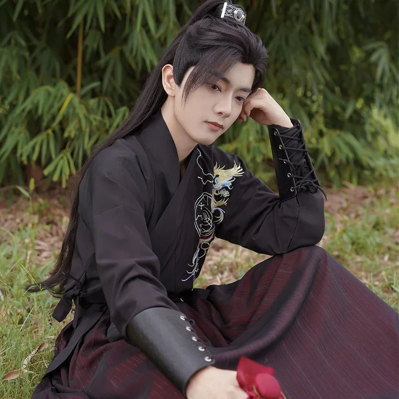 Hanfu Robes Men Traditional Chinese Style Swordsman Stage Cosplay Clothing Man Japanese Samurai Couple Ancient Folk Tang Suit
Hanfu Robes Men Traditional Chinese Style Swordsman Stage Cosplay Clothing Man Japanese Samurai Couple Ancient Folk Tang Suit