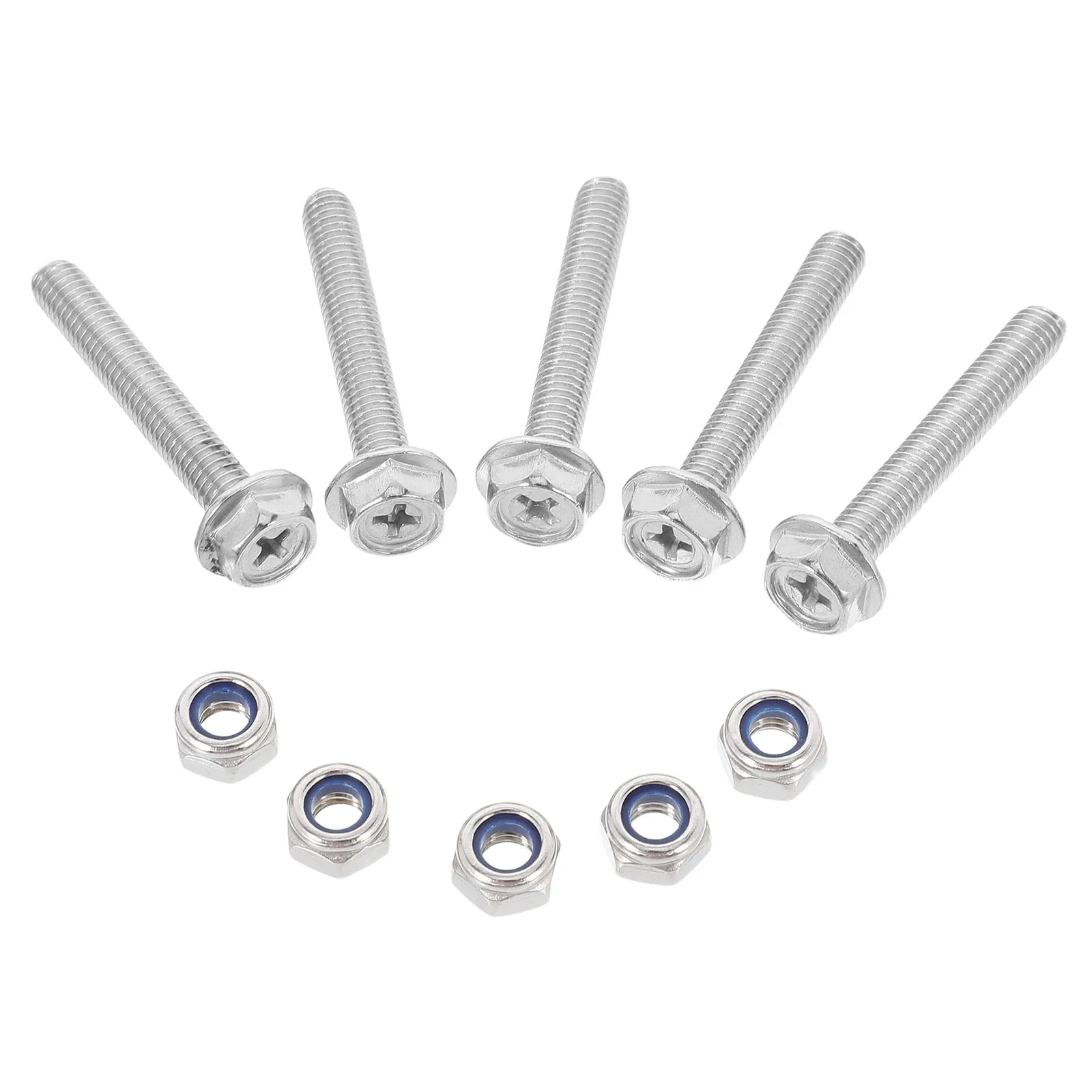 304 Stainless Steel Screws Nuts Bolts Built-in Washer Anti-slip Teeth Fastener Kit Hardware Collection
304 Stainless Steel Screws Nuts Bolts Built-in Washer Anti-slip Teeth Fastener Kit Hardware Collection