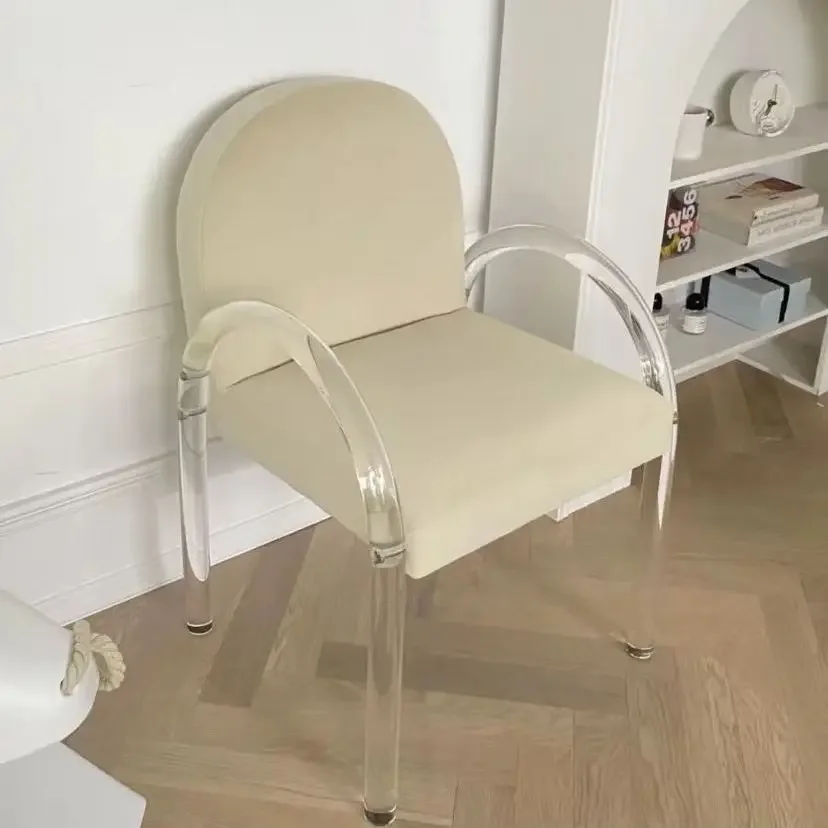 Nordic Acrylic Transparent Chair Bedroom Dressing Stools Makeup Chairs Living Room Balcony Leisure Crystal Stool Girl Furniture
Nordic Acrylic Transparent Chair Bedroom Dressing Stools Makeup Chairs Living Room Balcony Leisure Crystal Stool Girl Furniture