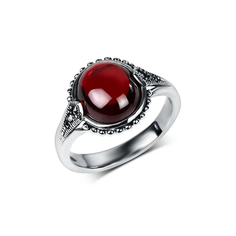 ZHJIASHUN Retro Natural Original 100% 925 Sterling Silver Round Rings Vintage Ruby Sapphire Jewelry For Women Forever Classic
ZHJIASHUN Retro Natural Original 100% 925 Sterling Silver Round Rings Vintage Ruby Sapphire Jewelry For Women Forever Classic