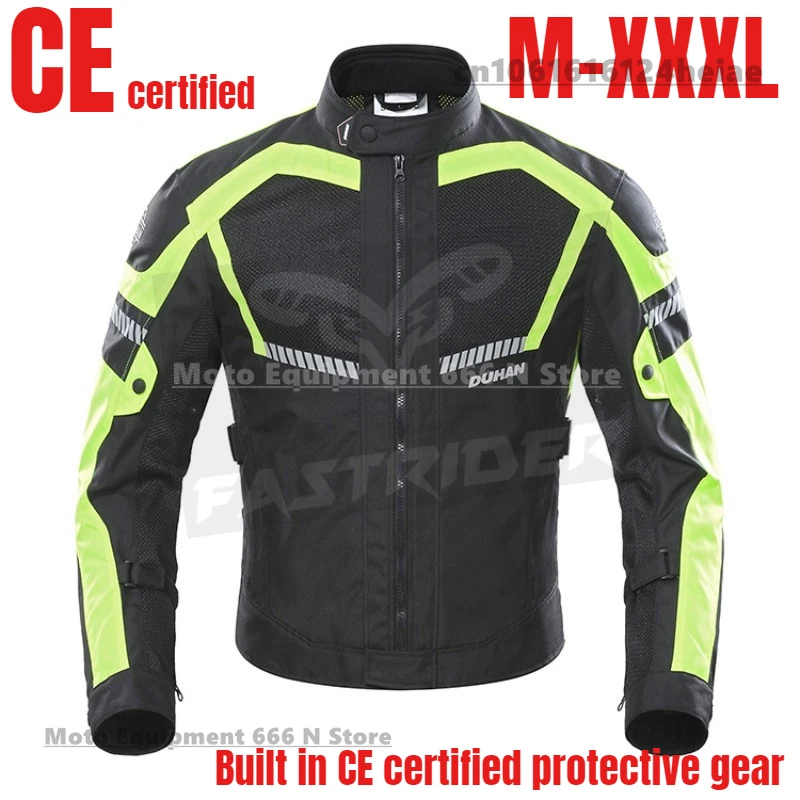 DUHAN Men's Motorcycle Jacket Summer Breathable Mesh Motocross Accessories CE Protection Motorcyclist Jacket Anti-drop Coat
DUHAN Men's Motorcycle Jacket Summer Breathable Mesh Motocross Accessories CE Protection Motorcyclist Jacket Anti-drop Coat