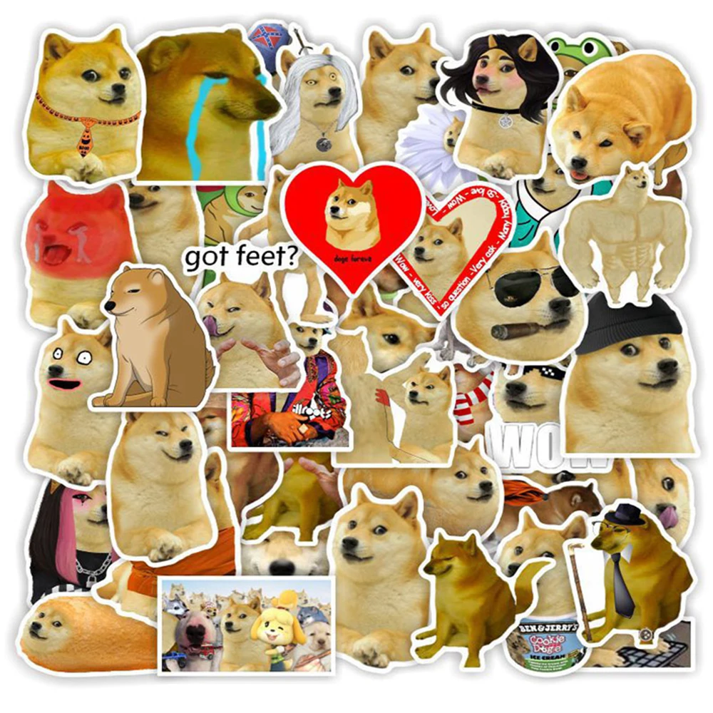 10/30/50PCS Funny Dog Meme Stickers Decals Kids Gift Toys Decorative Laptop Phone Luggage Fridge Cute Cartoon Waterproof Sticker
10/30/50PCS Funny Dog Meme Stickers Decals Kids Gift Toys Decorative Laptop Phone Luggage Fridge Cute Cartoon Waterproof Sticker