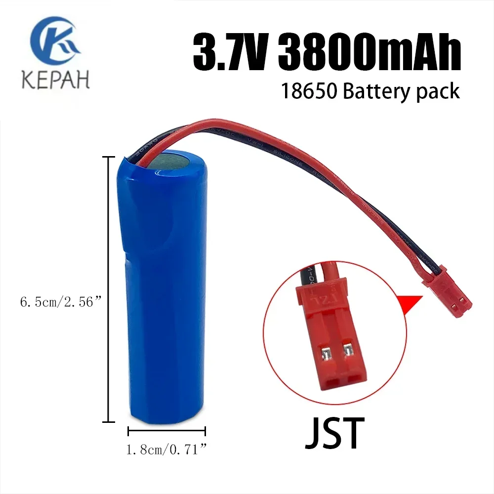 3.7V lithium ion rechargeable battery 3800MAH 18650 with replacement socket, emergency lighting JST line
3.7V lithium ion rechargeable battery 3800MAH 18650 with replacement socket, emergency lighting JST line