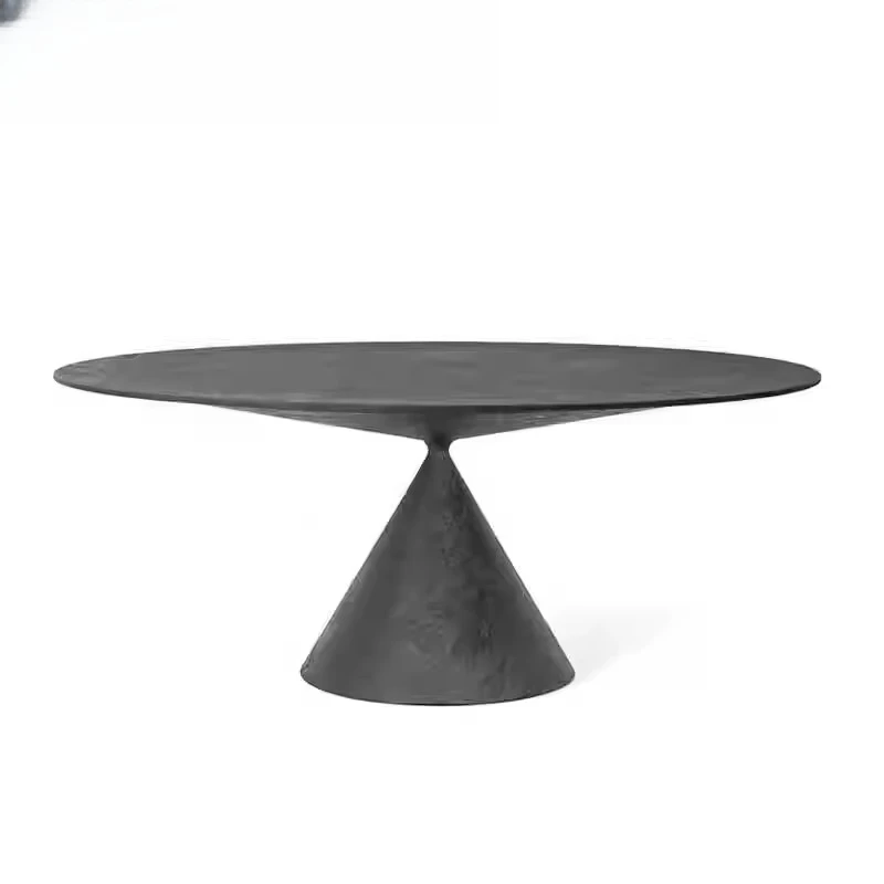 Italian postmodern light luxury wabi-sabi wind round funnel coffee table villa living room small apartment dining table
Italian postmodern light luxury wabi-sabi wind round funnel coffee table villa living room small apartment dining table