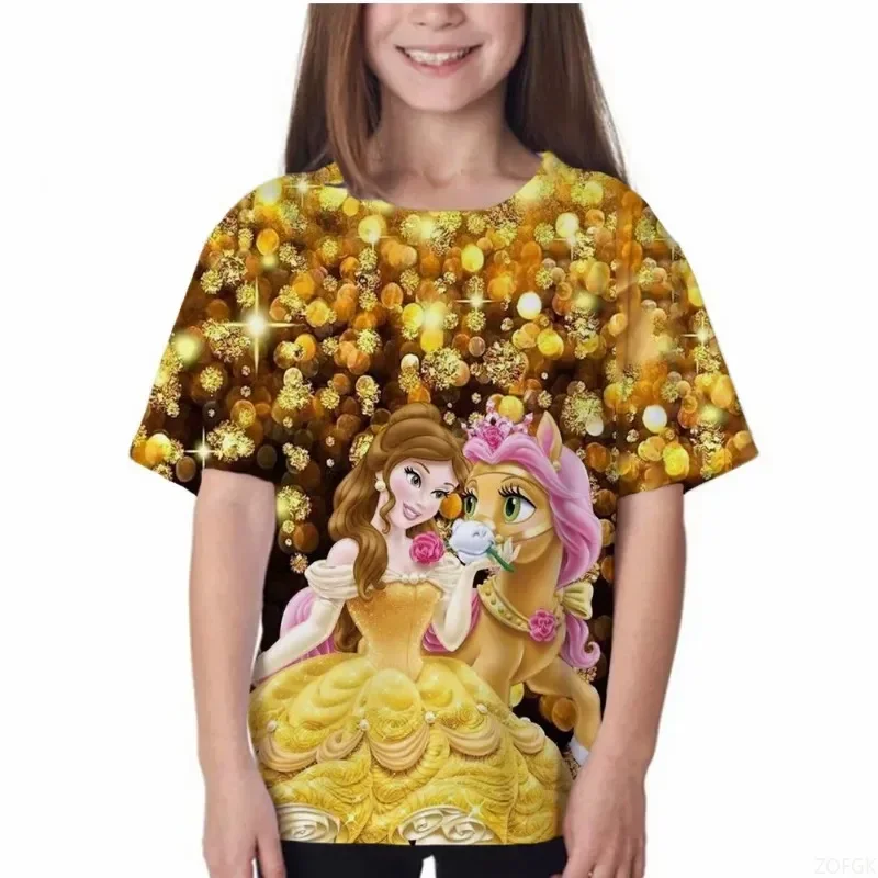 Футболка с 3D-принтом серии Princess для лета, повседневные и модные мужские и женские футболки с круглым вырезом 
Футболка с 3D-принтом серии Princess для лета, повседневные и модные мужские и женские футболки с круглым вырезом