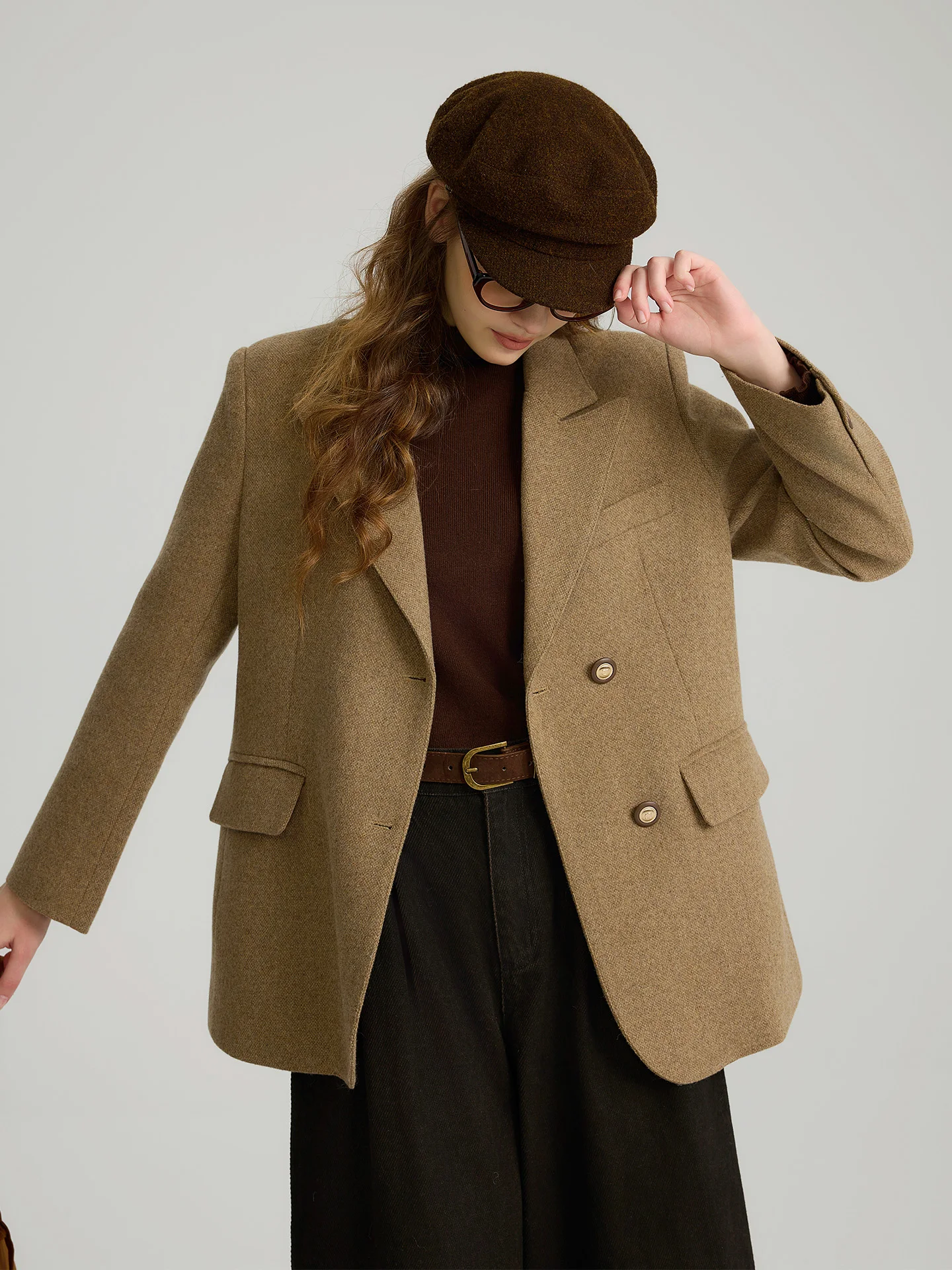 LiuPiaoPiao Women's Woolen Suit Jaet with Cotton Tweed Pattern High-End Feeling Long Sve Casual Commute Workwear
LiuPiaoPiao Women's Woolen Suit Jaet with Cotton Tweed Pattern High-End Feeling Long Sve Casual Commute Workwear