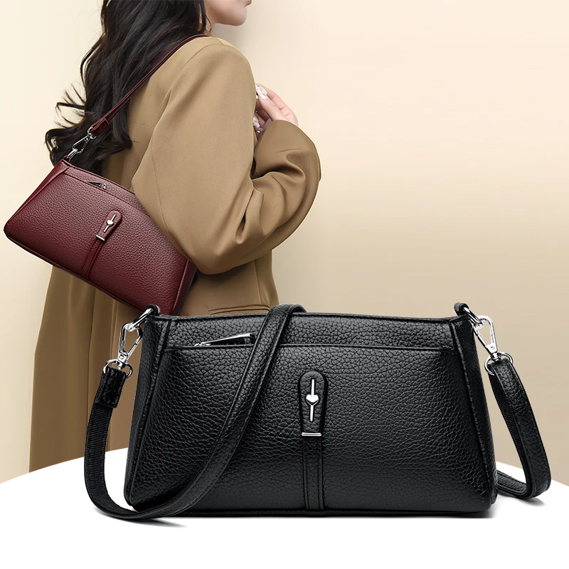 Модная женская сумка для телефона, винтажная маленькая сумка через плечо из искусственной кожи, роскошная сумка большой вместимости с двумя сумками на молнии
Модная женская сумка для телефона, винтажная маленькая сумка через плечо из искусственной кожи, роскошная сумка большой вместимости с двумя сумками на молнии