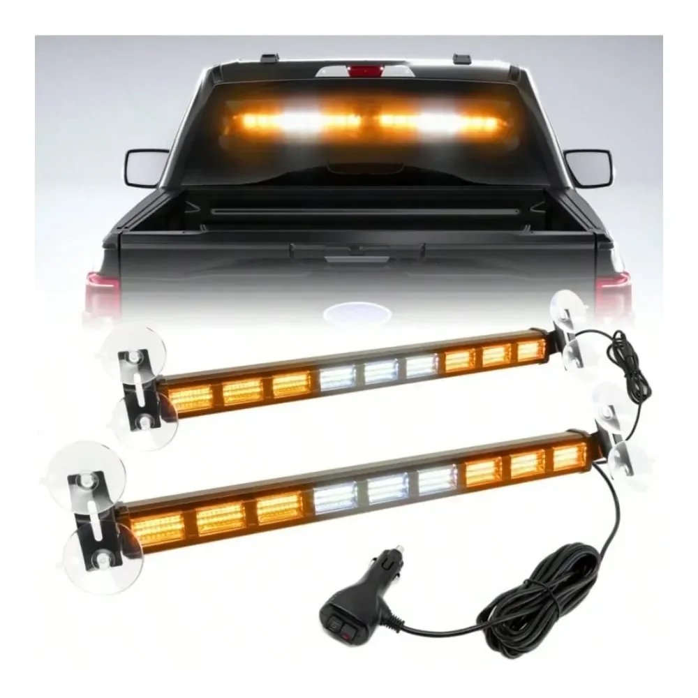 2pcs Emergency Strobe Light Bar Windshield 2 In 1 Flashing Lights For Truck Vehicle Accessories Warning Light
2pcs Emergency Strobe Light Bar Windshield 2 In 1 Flashing Lights For Truck Vehicle Accessories Warning Light