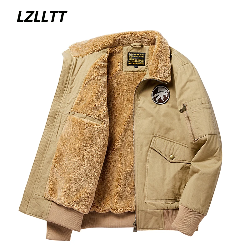 Winter New Men Cotton Fur Collar Jacket Men Warm Thick Windproof Military Coat Classic Casual High Quality Tactical Jacket Male
Winter New Men Cotton Fur Collar Jacket Men Warm Thick Windproof Military Coat Classic Casual High Quality Tactical Jacket Male