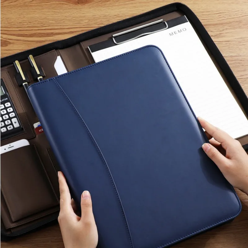 Multifunctional 1521-5 A4 Conference Folder Business Stationery Folder Leather Contract File Folders Travel Document Folder
Multifunctional 1521-5 A4 Conference Folder Business Stationery Folder Leather Contract File Folders Travel Document Folder