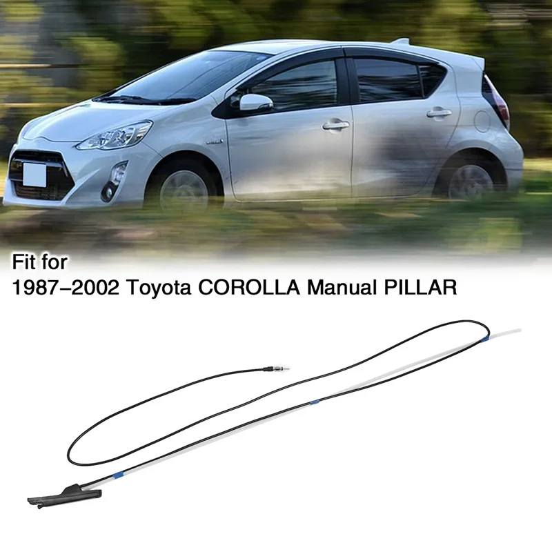 Ручная антенна автомобильного радио 86300-02040 для Toyota Corolla 1987-2002 гг.
Ручная антенна автомобильного радио 86300-02040 для Toyota Corolla 1987-2002 гг.