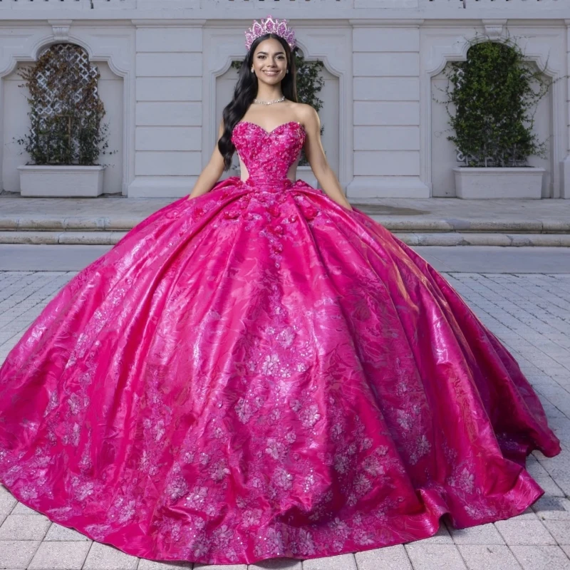 Rose Red Shiny Quinceanera Dresses Off The Shoulder Sequin Applique Lace Beading Crystal Bow Tiered Tull Corset Party Birthday
Rose Red Shiny Quinceanera Dresses Off The Shoulder Sequin Applique Lace Beading Crystal Bow Tiered Tull Corset Party Birthday