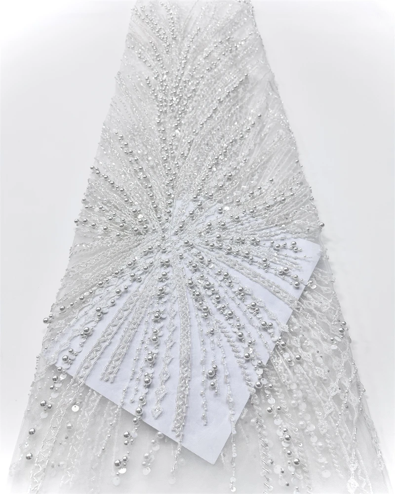 African Groom Lace Fabric 2025 High Quality French Sequins Lace Fabric For Nigerian Sewing Party Wedding Dresses
African Groom Lace Fabric 2025 High Quality French Sequins Lace Fabric For Nigerian Sewing Party Wedding Dresses