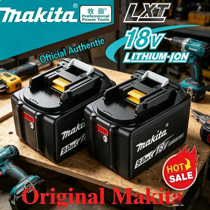 Genuine High Density 18V 6.0Ah Makita Battery Li-ion replace BL1860 BL1430 BL1840 sturdy durable for professional electric tools
Genuine High Density 18V 6.0Ah Makita Battery Li-ion replace BL1860 BL1430 BL1840 sturdy durable for professional electric tools