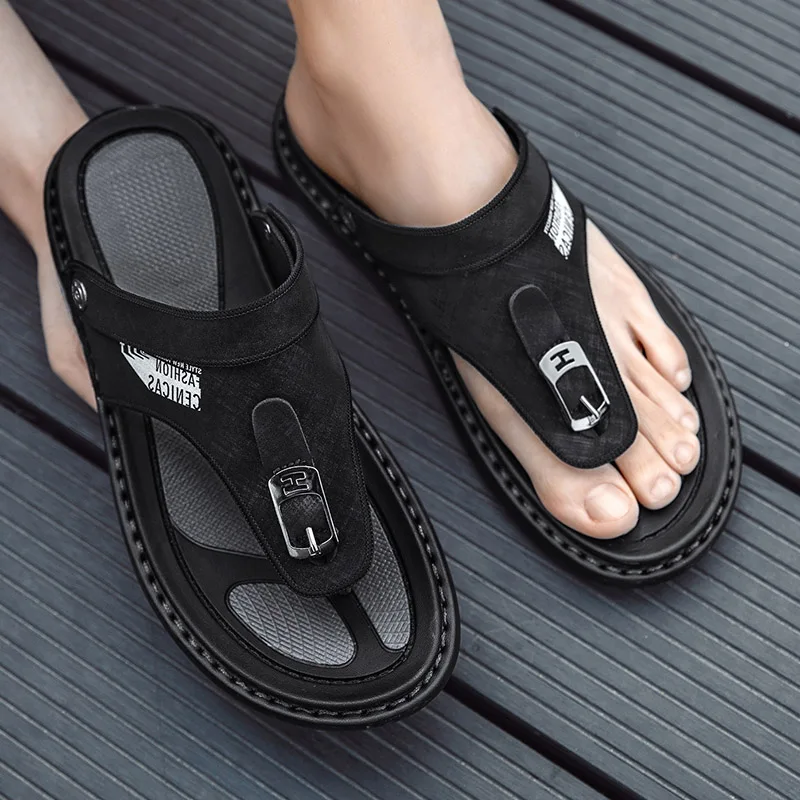 Men's Summer Sandals Anti-Slip Wear-Resistant Driving Dual-Purpose Work Soft-Soled Sports Water Beach Slippers Casual Flip Flops
Men's Summer Sandals Anti-Slip Wear-Resistant Driving Dual-Purpose Work Soft-Soled Sports Water Beach Slippers Casual Flip Flops