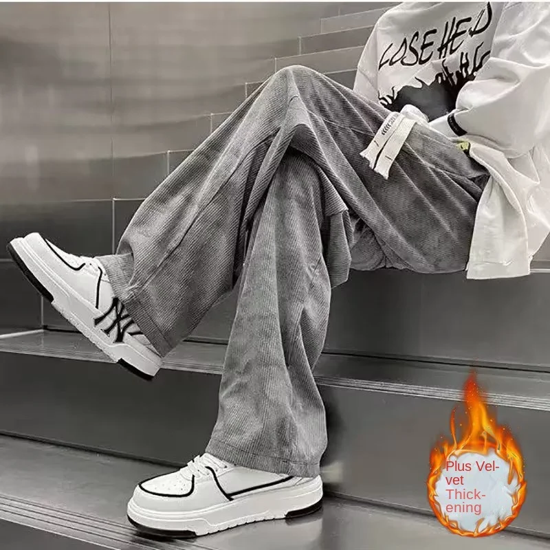 Вельветовые брюки неправильной формы для мужчин, японский модный бренд, свободные и бархатные гигиенические брюки, широкие брюки в гонконгском стиле ретро
Вельветовые брюки неправильной формы для мужчин, японский модный бренд, свободные и бархатные гигиенические брюки, широкие брюки в гонконгском стиле ретро