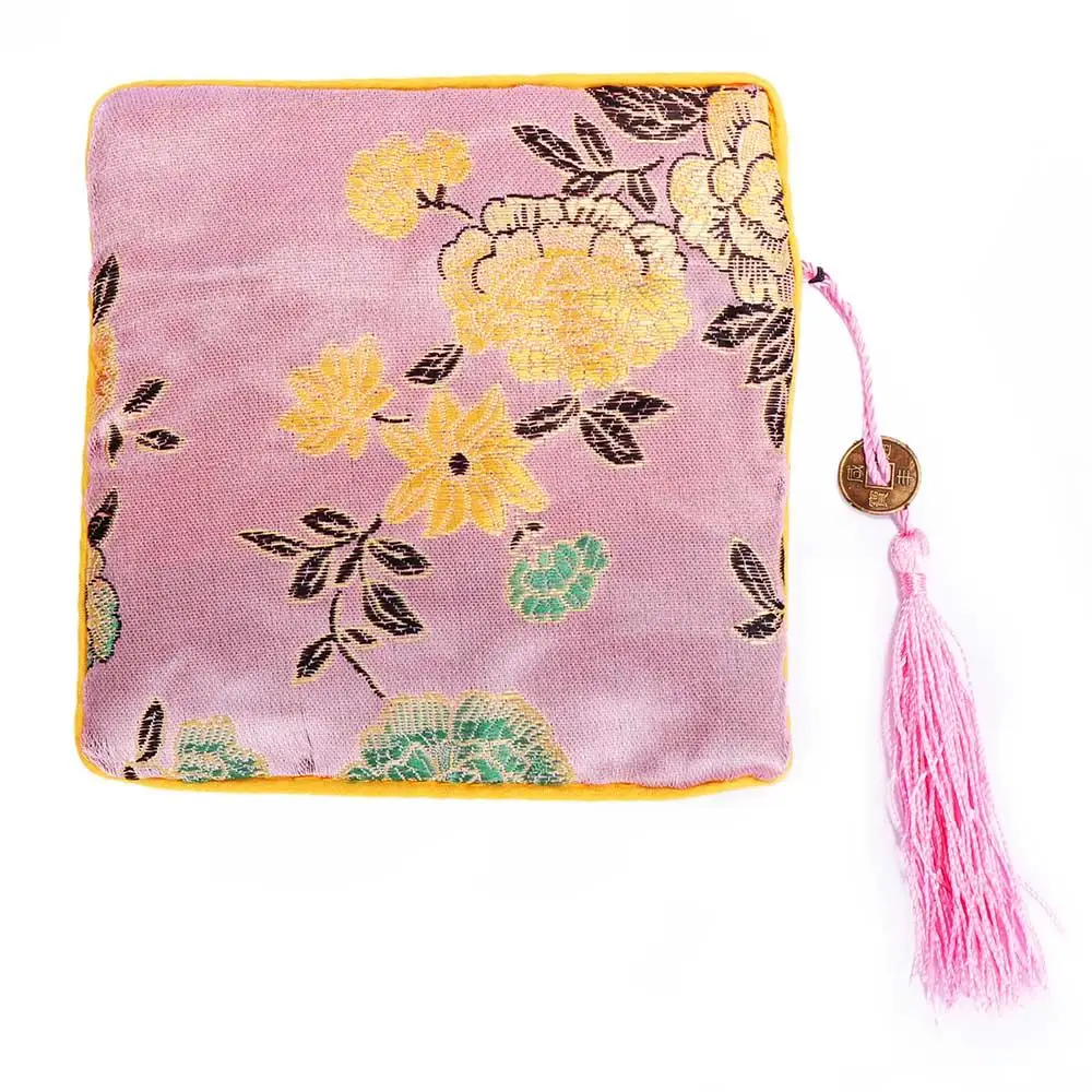 Purse Jewelry Tassel Fabric Floral Quartet Zipper Brocade Tips Bag Handbags Jewelery Bag Wallet
Purse Jewelry Tassel Fabric Floral Quartet Zipper Brocade Tips Bag Handbags Jewelery Bag Wallet