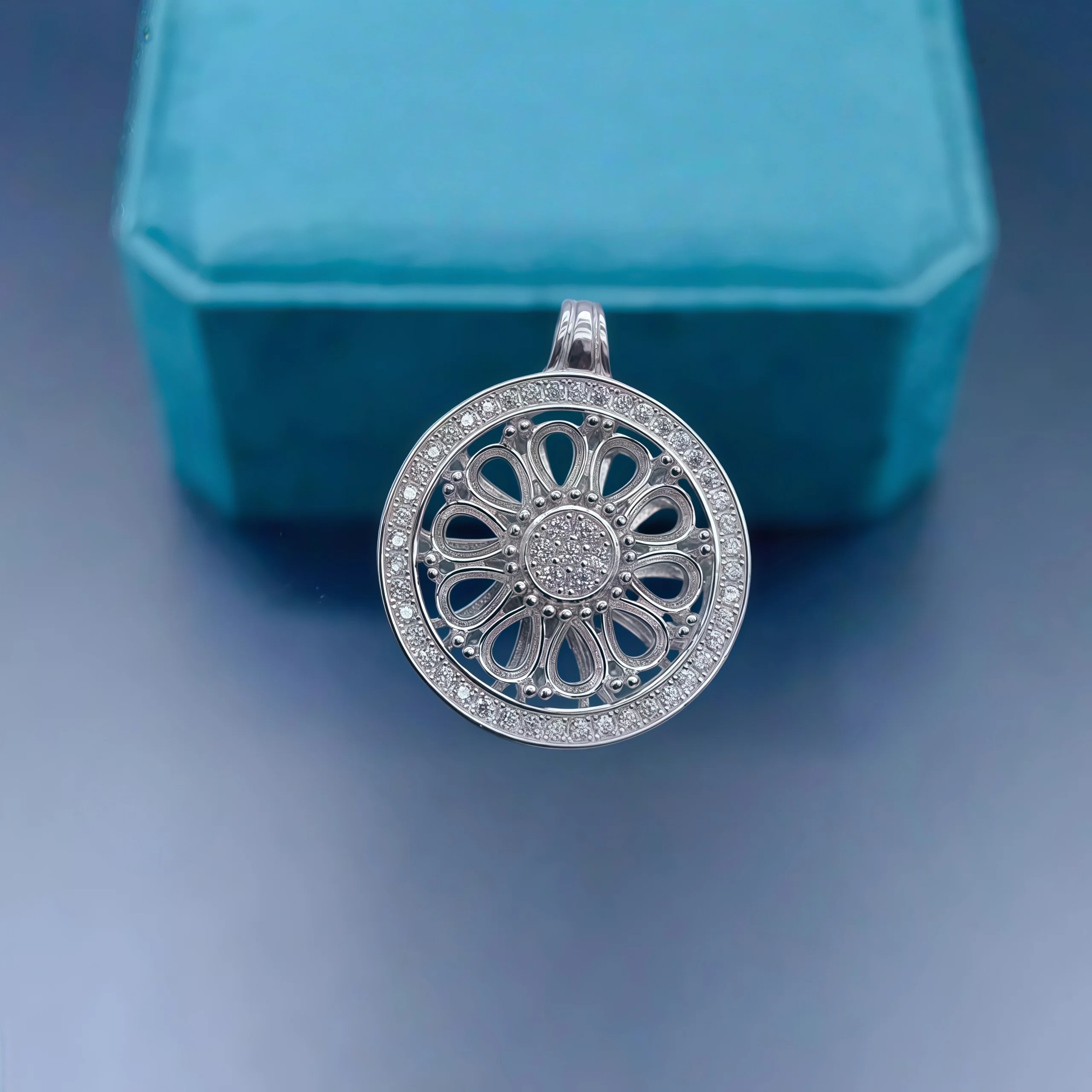 DIY Pendant Empty Holder Setting 3*4mm Water Drop Stone S925 Sterling Silver Fine Fashion Disc Design Charm Jewelry for Woman
DIY Pendant Empty Holder Setting 3*4mm Water Drop Stone S925 Sterling Silver Fine Fashion Disc Design Charm Jewelry for Woman