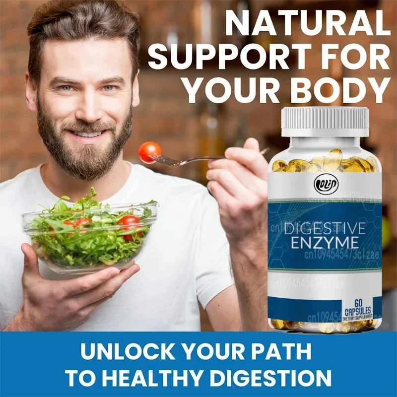 60 Vegetarian Capsules, Digestive Health, Nutrient Absorption and Intestinal Health, Lactobacillus, Bromelain, Papain, Etc
60 Vegetarian Capsules, Digestive Health, Nutrient Absorption and Intestinal Health, Lactobacillus, Bromelain, Papain, Etc