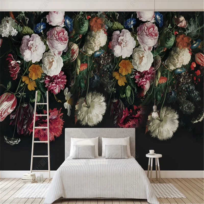 Custom 3D Wall Murals Wallpaper Retro Hand Painted Flower Floral Wall Painting Living Room Bedroom Home Decor Mural Wall papers
Custom 3D Wall Murals Wallpaper Retro Hand Painted Flower Floral Wall Painting Living Room Bedroom Home Decor Mural Wall papers