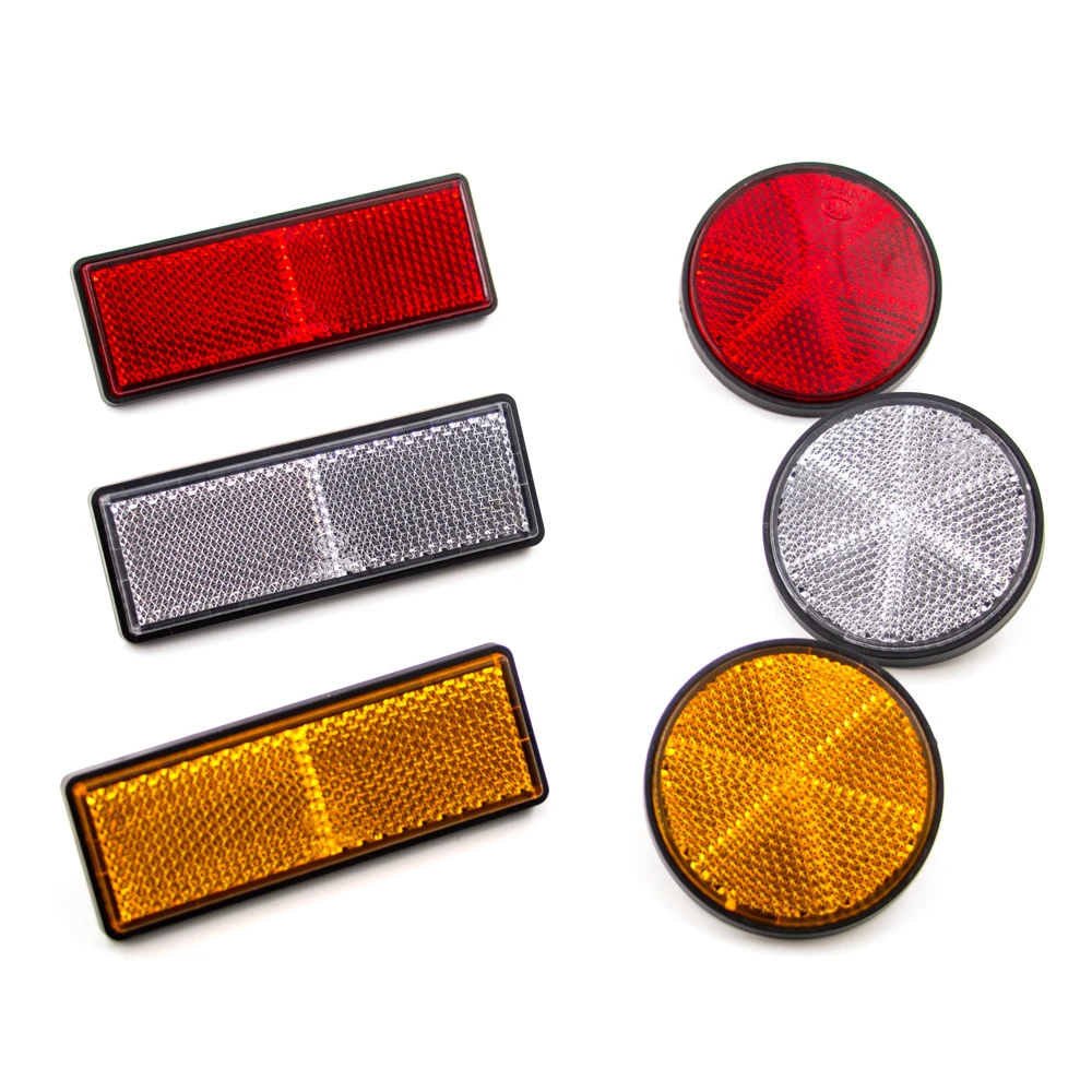 10pcs Safety Mark Signal Strip M6 Screw Reflector Rectangular Rear Position Reflective Car Carriers Fence Trailer Gate Post
10pcs Safety Mark Signal Strip M6 Screw Reflector Rectangular Rear Position Reflective Car Carriers Fence Trailer Gate Post