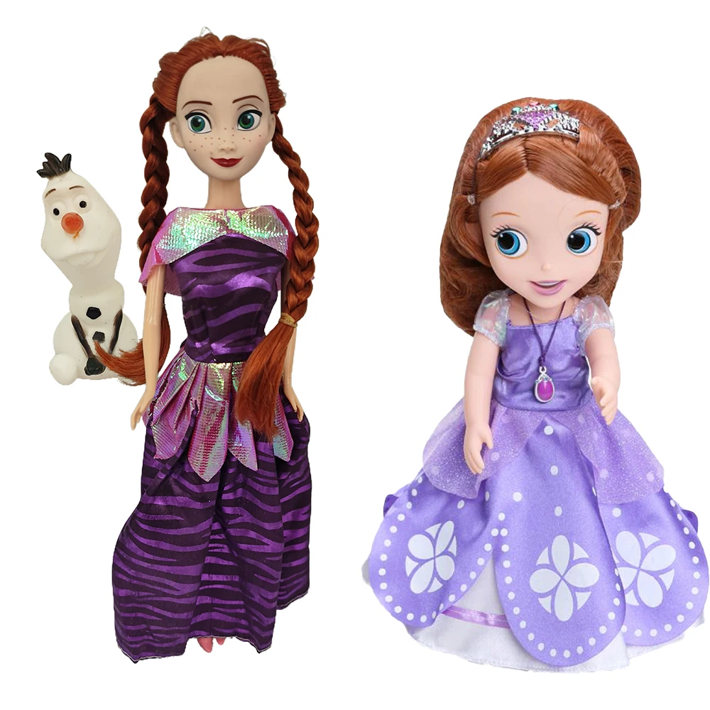 30cm/11.8inch Anime Frozen Anna Doll Elsa Princess Doll Snow Treasure Olaf Sofia Princess Salon Doll Gifts for Friends
30cm/11.8inch Anime Frozen Anna Doll Elsa Princess Doll Snow Treasure Olaf Sofia Princess Salon Doll Gifts for Friends