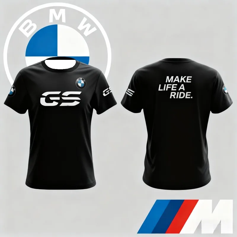 New BMW Men's Brand 3D Printed T-shirt Short Sleeved Motorcycle Racing New Comfortable, Casual, Breathable Quick Drying Top
New BMW Men's Brand 3D Printed T-shirt Short Sleeved Motorcycle Racing New Comfortable, Casual, Breathable Quick Drying Top