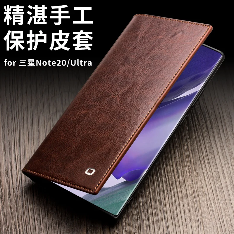 Оригинальный брендовый чехол Qialino из натуральной кожи для Samsung Galaxy Note 20 Note20, ультра-книжка из натуральной яловой кожи, деловой чехол для телефона
Оригинальный брендовый чехол Qialino из натуральной кожи для Samsung Galaxy Note 20 Note20, ультра-книжка из натуральной яловой кожи, деловой чехол для телефона