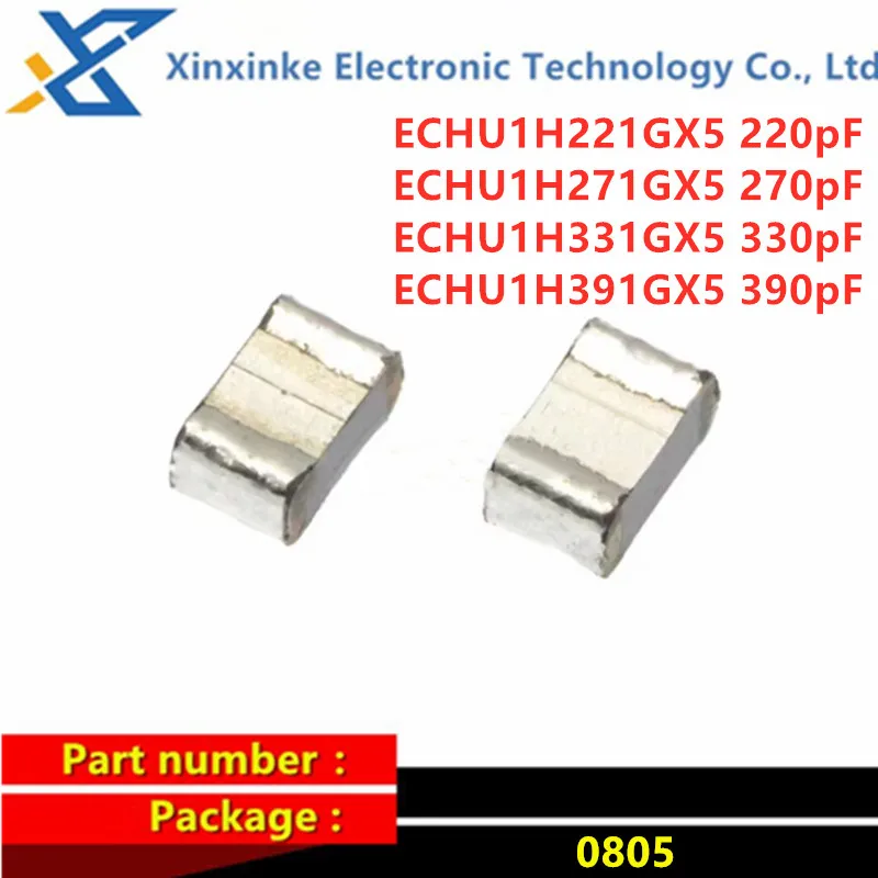 20PCS ECHU1H221GX5 ECHU1H271GX5 ECHU1H331/391GX5 Thin Film Capacitor 220pF 270pF 330/390pF PPS CBB Polyester Capacitance 0805 2%
20PCS ECHU1H221GX5 ECHU1H271GX5 ECHU1H331/391GX5 Thin Film Capacitor 220pF 270pF 330/390pF PPS CBB Polyester Capacitance 0805 2%