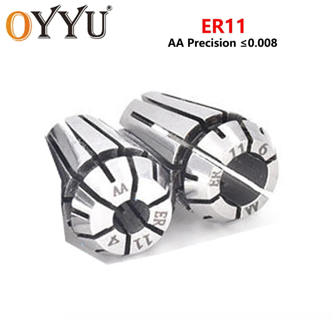 OYYU ER ER11 Spring Collet AA 0.008 High Precision Engraving CNC Tool Holder Clamping Chuck 1mm 2mm 3mm 4mm 5mm 6mm 7mm 8mm 9mm
OYYU ER ER11 Spring Collet AA 0.008 High Precision Engraving CNC Tool Holder Clamping Chuck 1mm 2mm 3mm 4mm 5mm 6mm 7mm 8mm 9mm