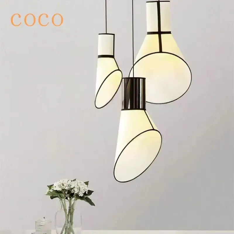 Surprising quiet style fabric pendant light LED Nordic creative art duplex staircase restaurant bedroom bedside decorative light
Surprising quiet style fabric pendant light LED Nordic creative art duplex staircase restaurant bedroom bedside decorative light