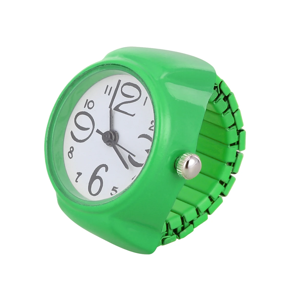 Watch shaped Ring for Men Women Green Mini Fashion Quartz Watch Finger Rings Elastic Personalized Gifts
Watch shaped Ring for Men Women Green Mini Fashion Quartz Watch Finger Rings Elastic Personalized Gifts