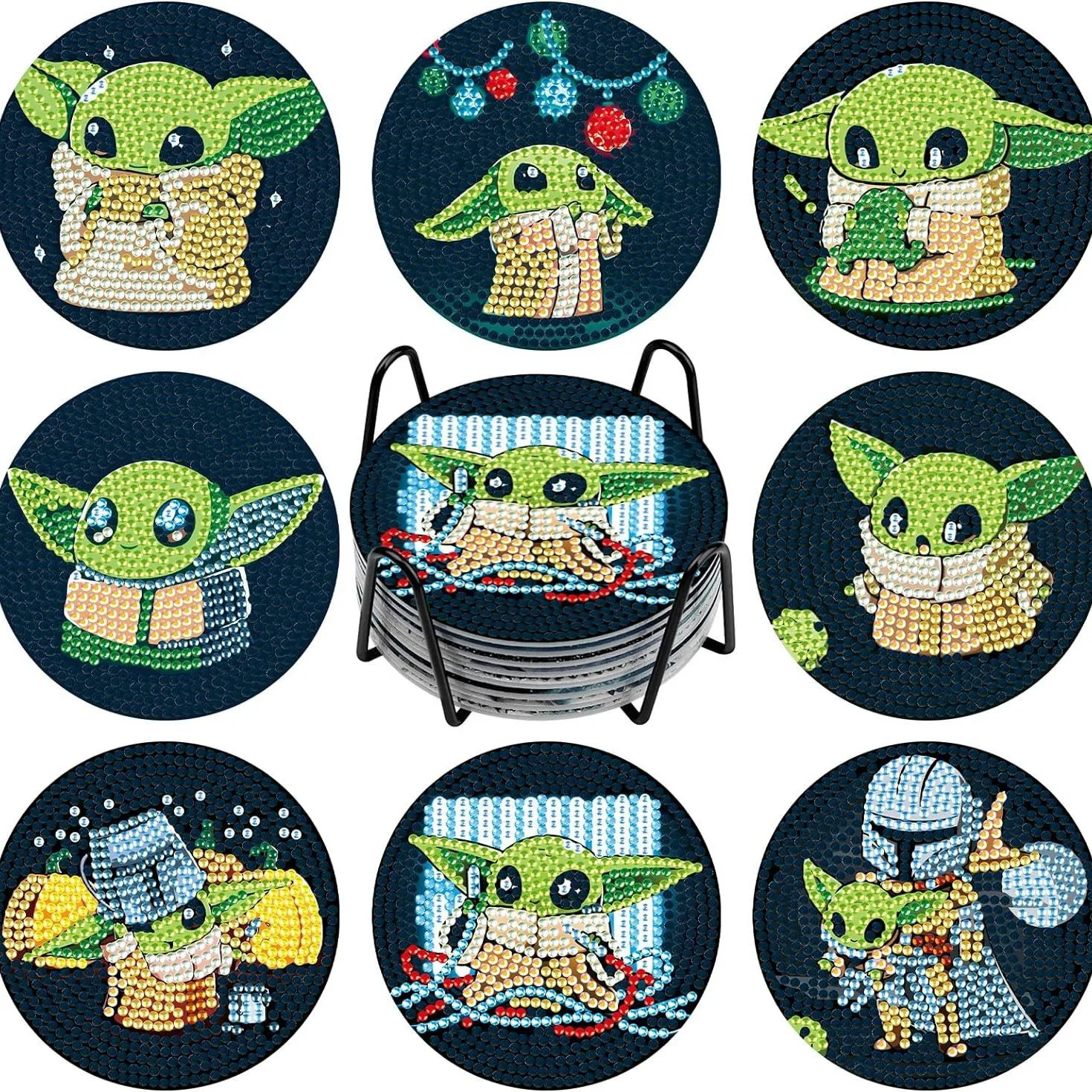 Новинка: Алмазные подставки для кружек с держателем «Мастер Йода» (DIY, мультяшный персонаж), сувениры с мультяшными персонажами
Новинка: Алмазные подставки для кружек с держателем «Мастер Йода» (DIY, мультяшный персонаж), сувениры с мультяшными персонажами