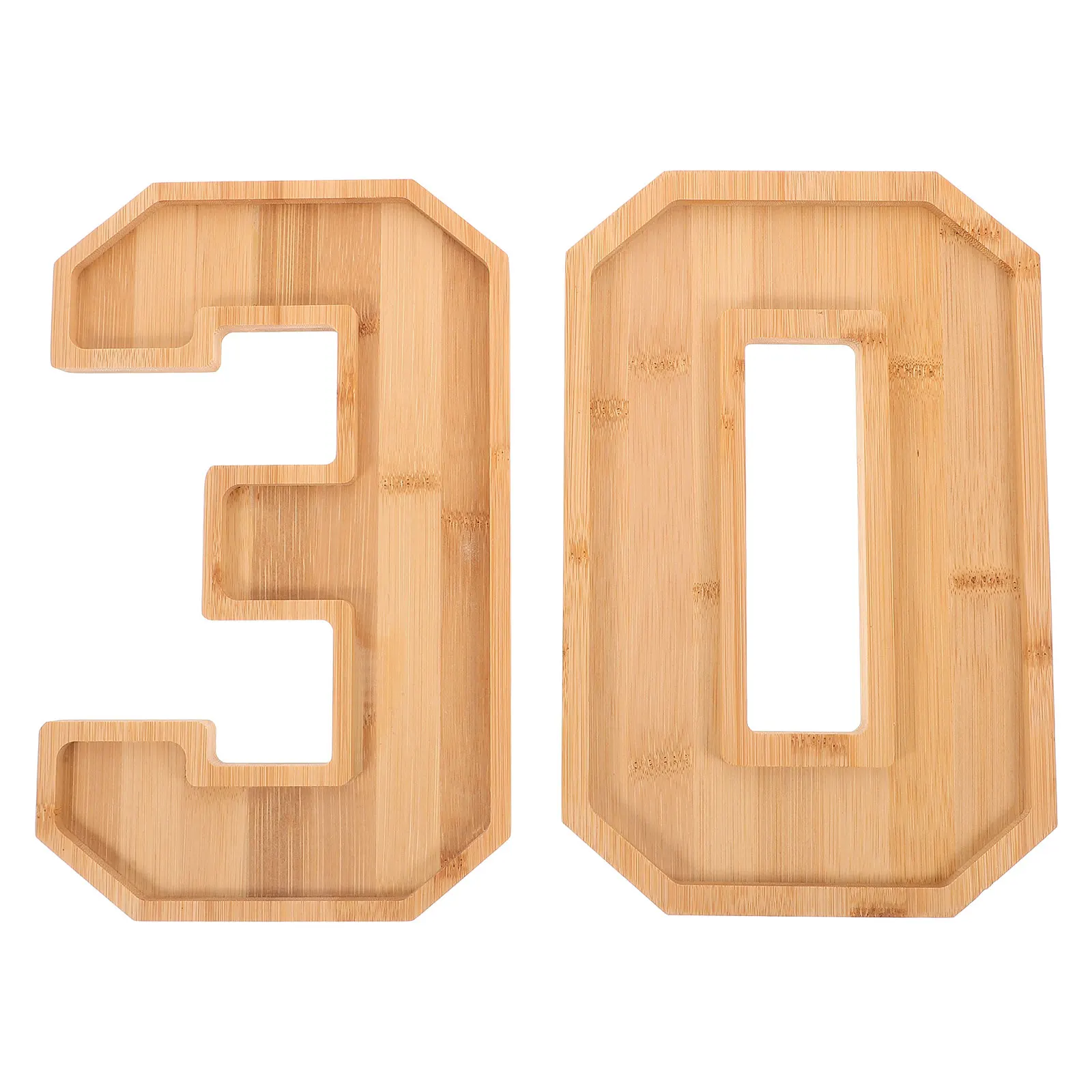 Wooden Food Tray Number 30 Versatile Large Capacity Fruit Vegetable Bread Dessert Serving Storage Trays Cake Decor
Wooden Food Tray Number 30 Versatile Large Capacity Fruit Vegetable Bread Dessert Serving Storage Trays Cake Decor