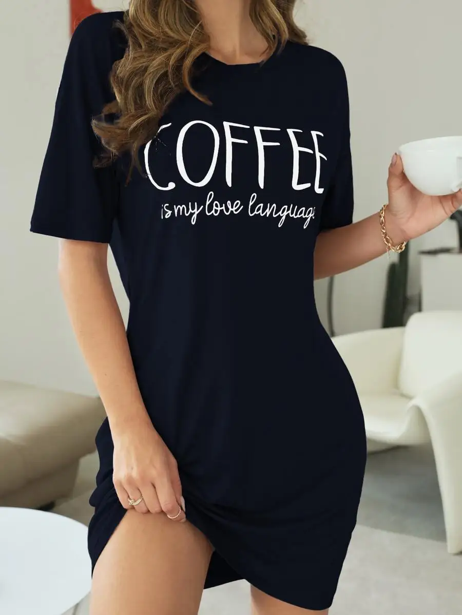 Coffee Is My Love Language Graphic Drop Shoulder Nightdress Pajama Dress
Coffee Is My Love Language Graphic Drop Shoulder Nightdress Pajama Dress